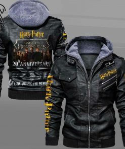 Harry Potter 20th Anniversary Leather Jacket