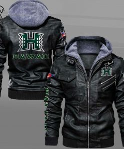 Hawaii Rainbow Warriors Sport Team Leather Jacket