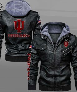 Indiana Hoosiers Sport Team Leather Jacket