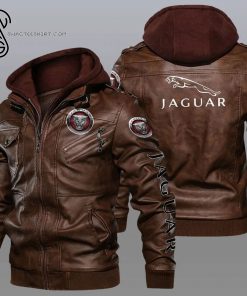Jaguar Sports Car Leather Jacket