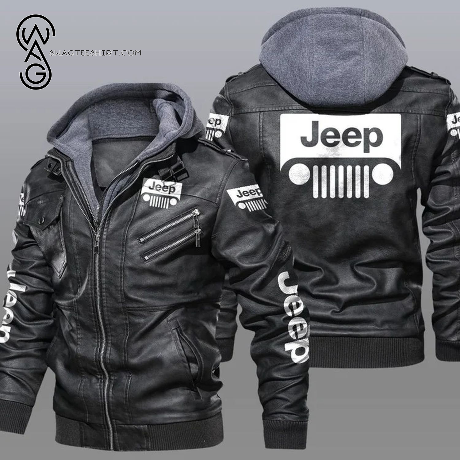 Jeep SUV Sports Car Leather Jacket