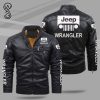 Jeep Wrangler Fleece Leather Jacket
