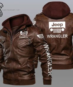 Jeep Wrangler Sports Car Leather Jacket