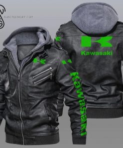 Kawasaki Motorcycles Racing Leather Jacket