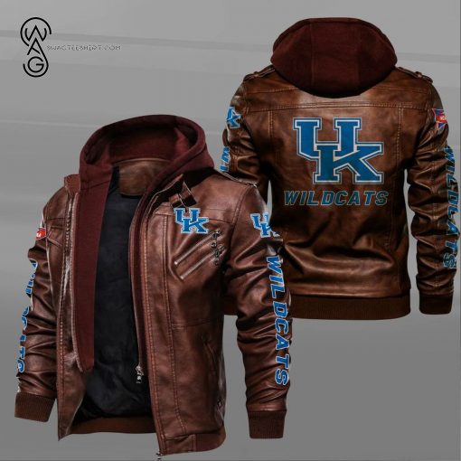 Kentucky Wildcats Sport Team Leather Jacket