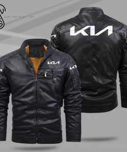 Kia Motors Fleece Leather Jacket