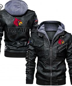 Louisville Cardinals Football Team Leather Jacket