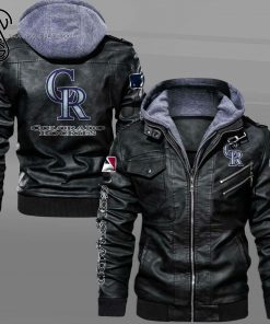 MLB Colorado Rockies Team Leather Jacket