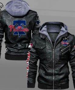 MLB Philadelphia Phillies Team Leather Jacket