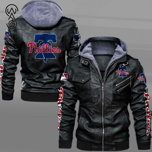 MLB Philadelphia Phillies Team Leather Jacket