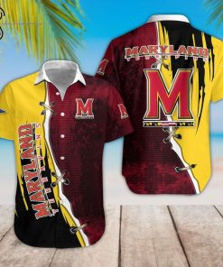 Maryland Terrapins Football Team Hawaiian Shirt