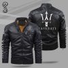 Maserati Luxury Car Fleece Leather Jacket