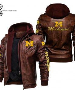 Michigan Wolverines Sport Team Leather Jacket