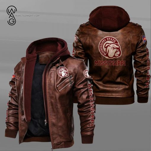 Mississippi State Bulldogs Sport Team Leather Jacket
