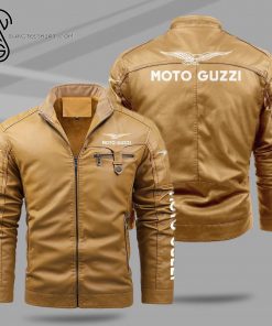 Moto Guzzi Racing Fleece Leather Jacket