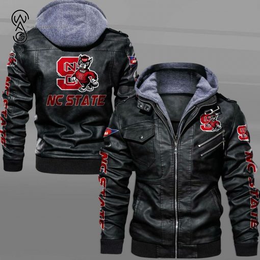 NC State Wolfpack Sport Team Leather Jacket