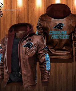 NFL Carolina Panthers Team Leather Jacket