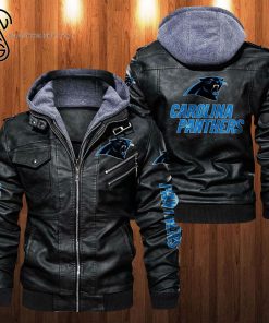 NFL Carolina Panthers Team Leather Jacket