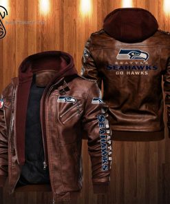 NFL Seattle Seahawks Team Leather Jacket