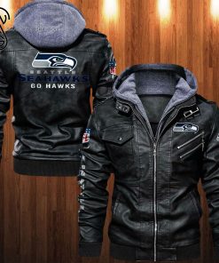 NFL Seattle Seahawks Team Leather Jacket