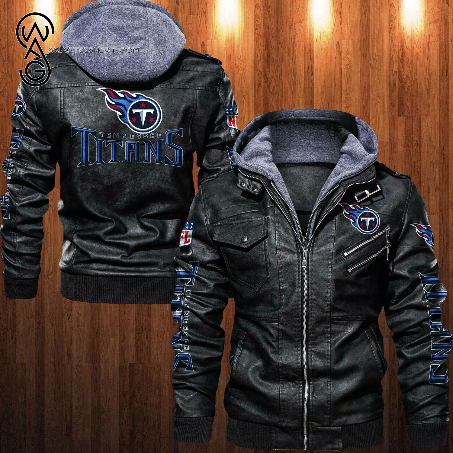 NFL Tennessee Titans Team Leather Jacket