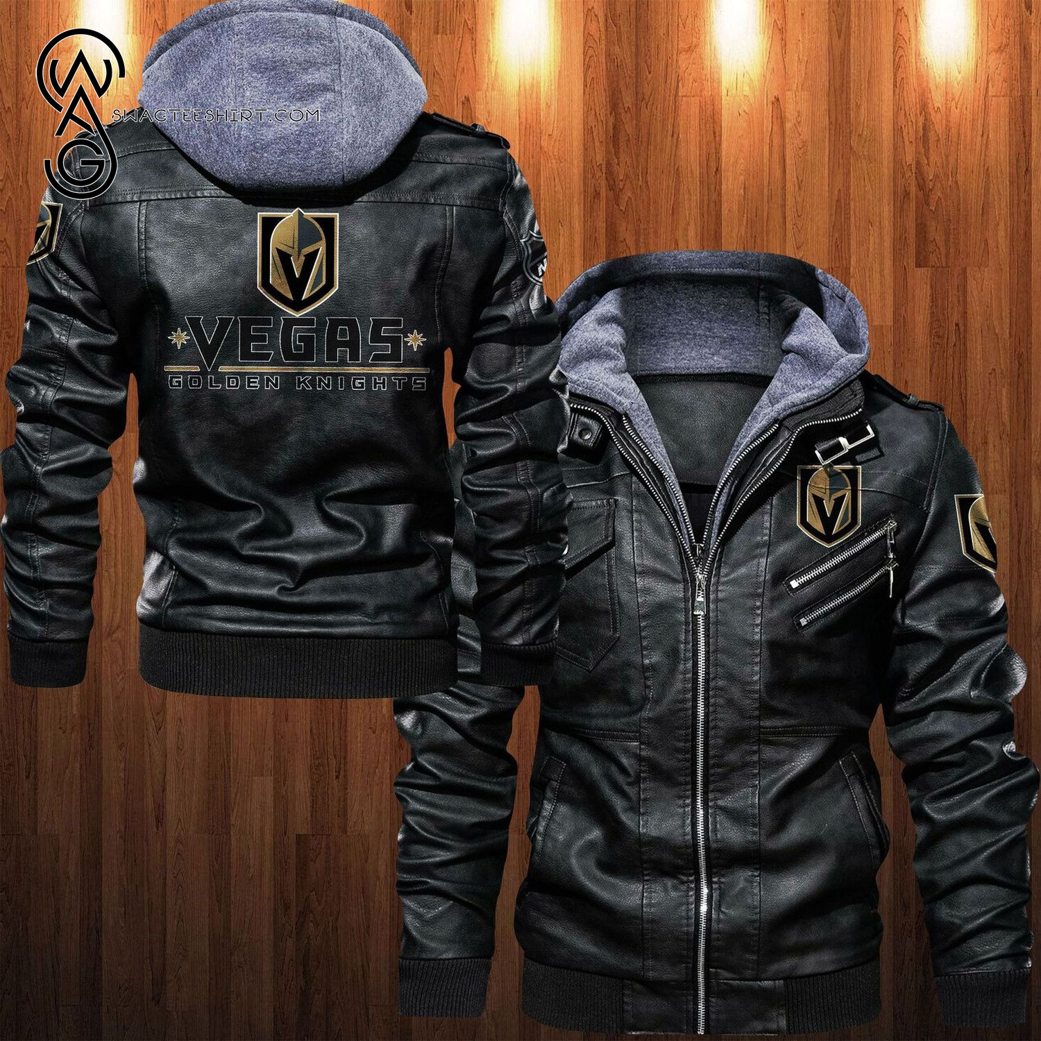 NHL Vegas Golden Knights Team Leather Jacket