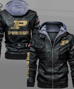 Purdue Boilermakers Sport Team Leather Jacket