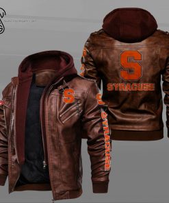 Syracuse Orange Sport Team Leather Jacket