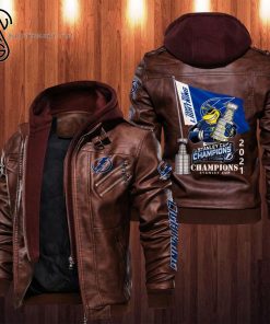 Tampa Bay Lightning Stanley Cup Championship Leather Jacket