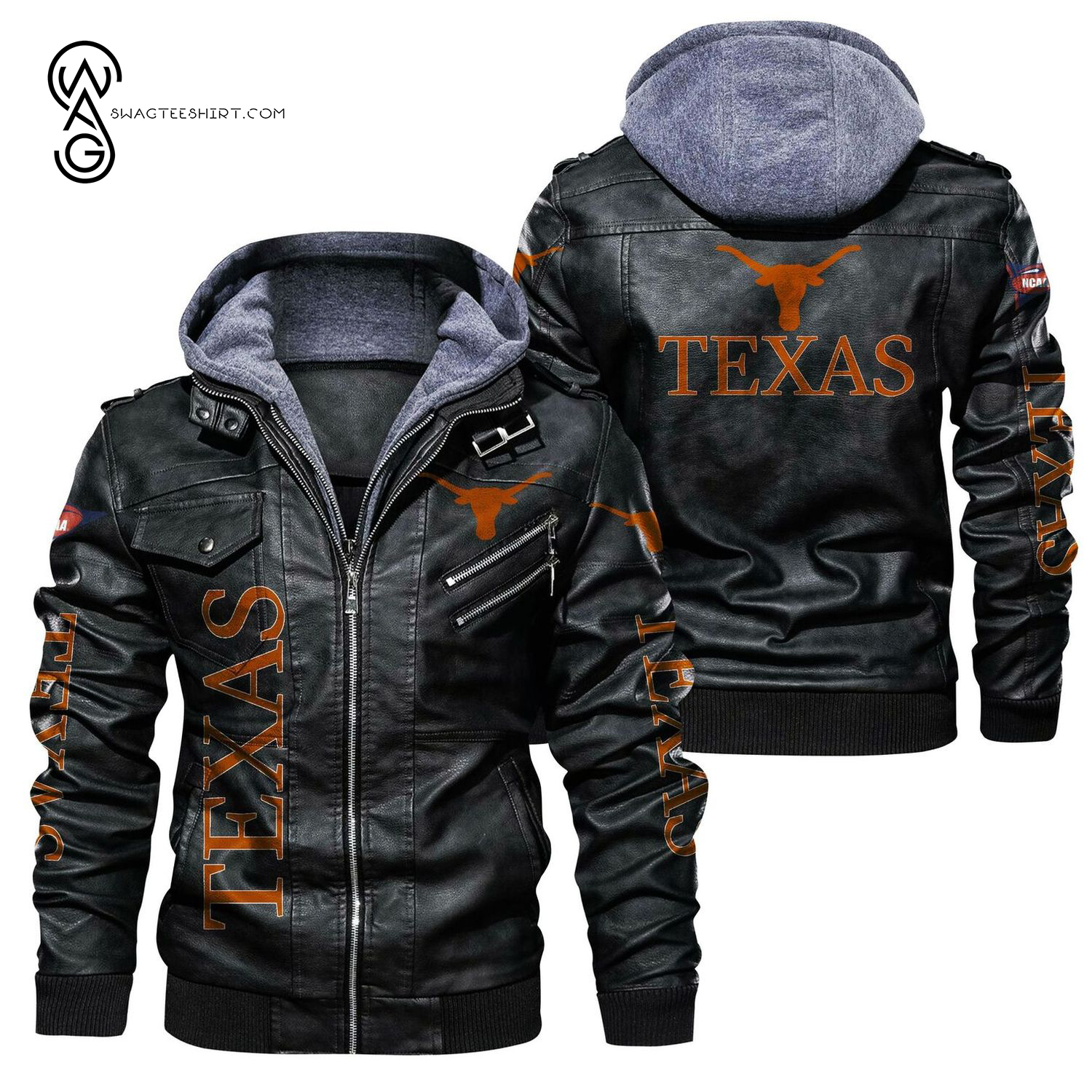 Texas Longhorns Sport Team Leather Jacket