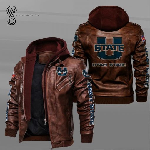 Utah State Aggies Sport Team Leather Jacket