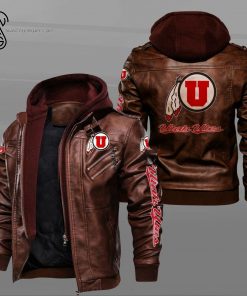 Utah Utes Sport Team Leather Jacket