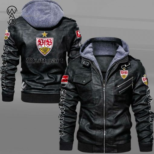 VfB Stuttgart Football Club Leather Jacket