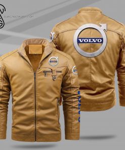 Volvo Cars Fleece Leather Jacket