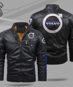 Volvo Cars Fleece Leather Jacket