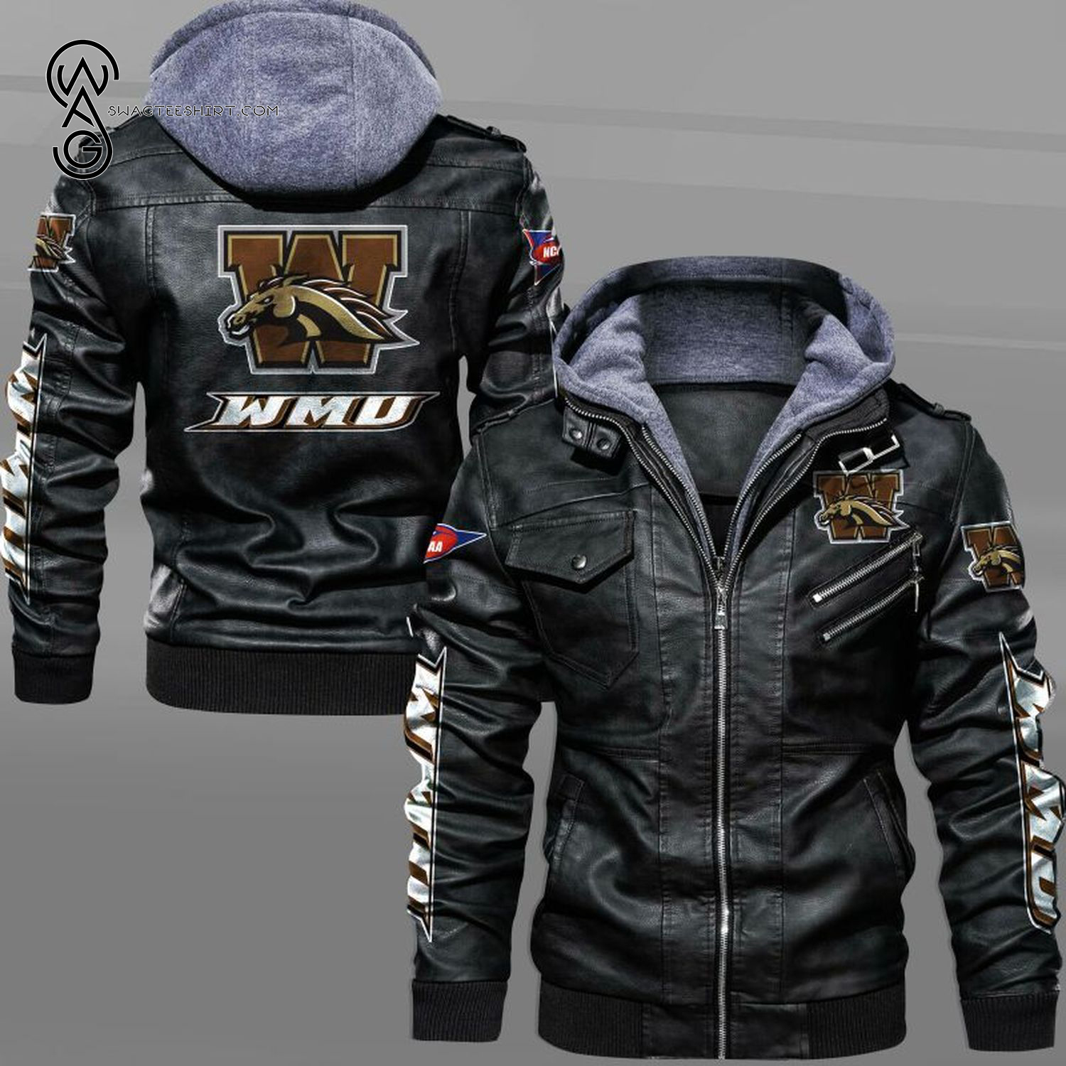 Western Michigan Broncos Sport Team Leather Jacket
