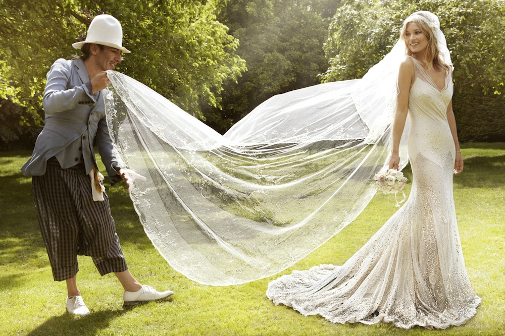 10 unique wedding dresses of famous brides