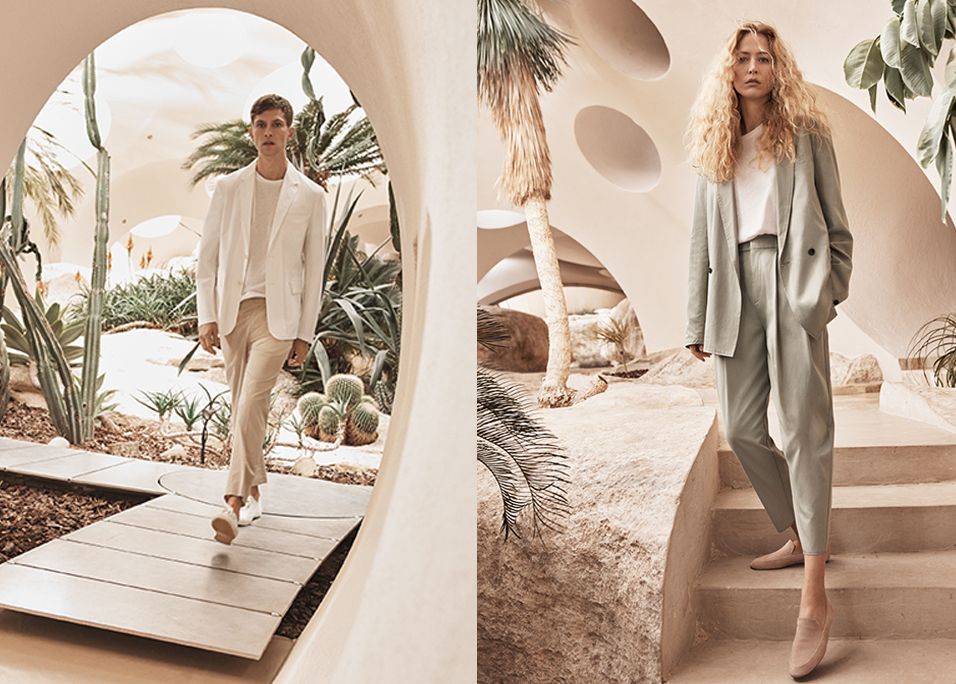 Mango unveils rustic outdoor collection cool colors, bold summer-breathing materials