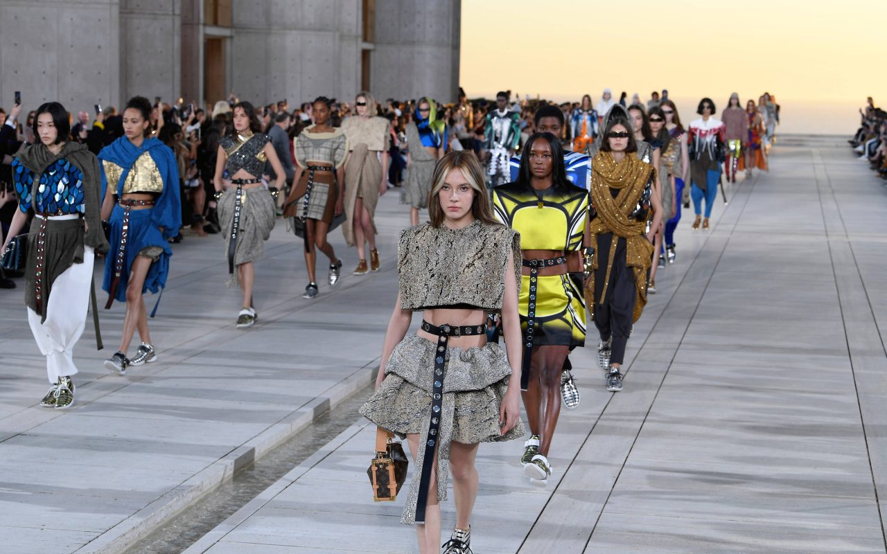 Louis vuitton cruise 2023 collection sun warriors from the future
