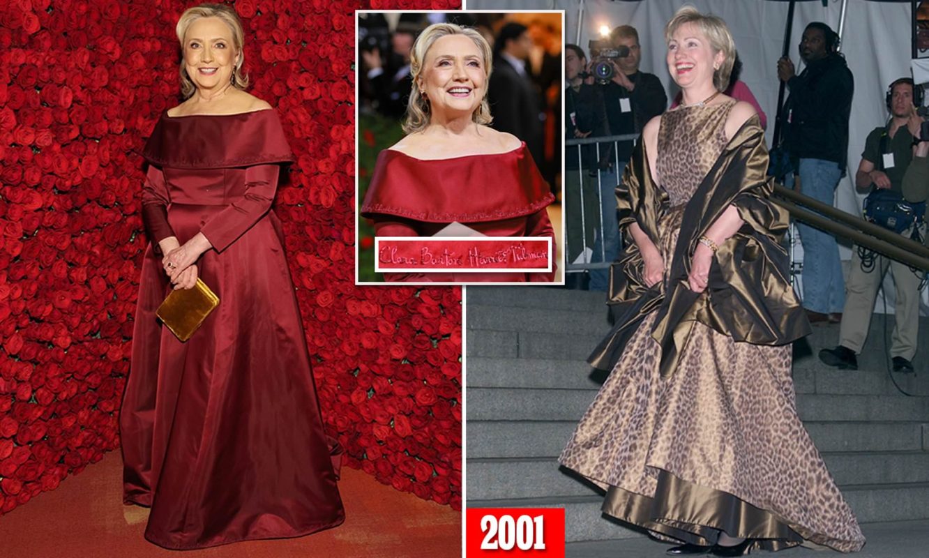Revealing the inspirational story behind hillary clinton's embroidered dress with 60 american women's names at met gala 2022