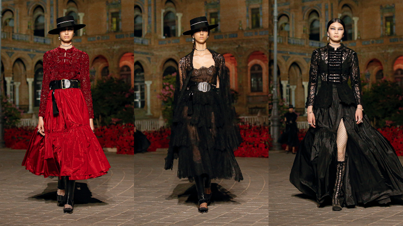 Dior cruise 2023 collection a unique flamenco dance honoring the superior art of savoir-faire