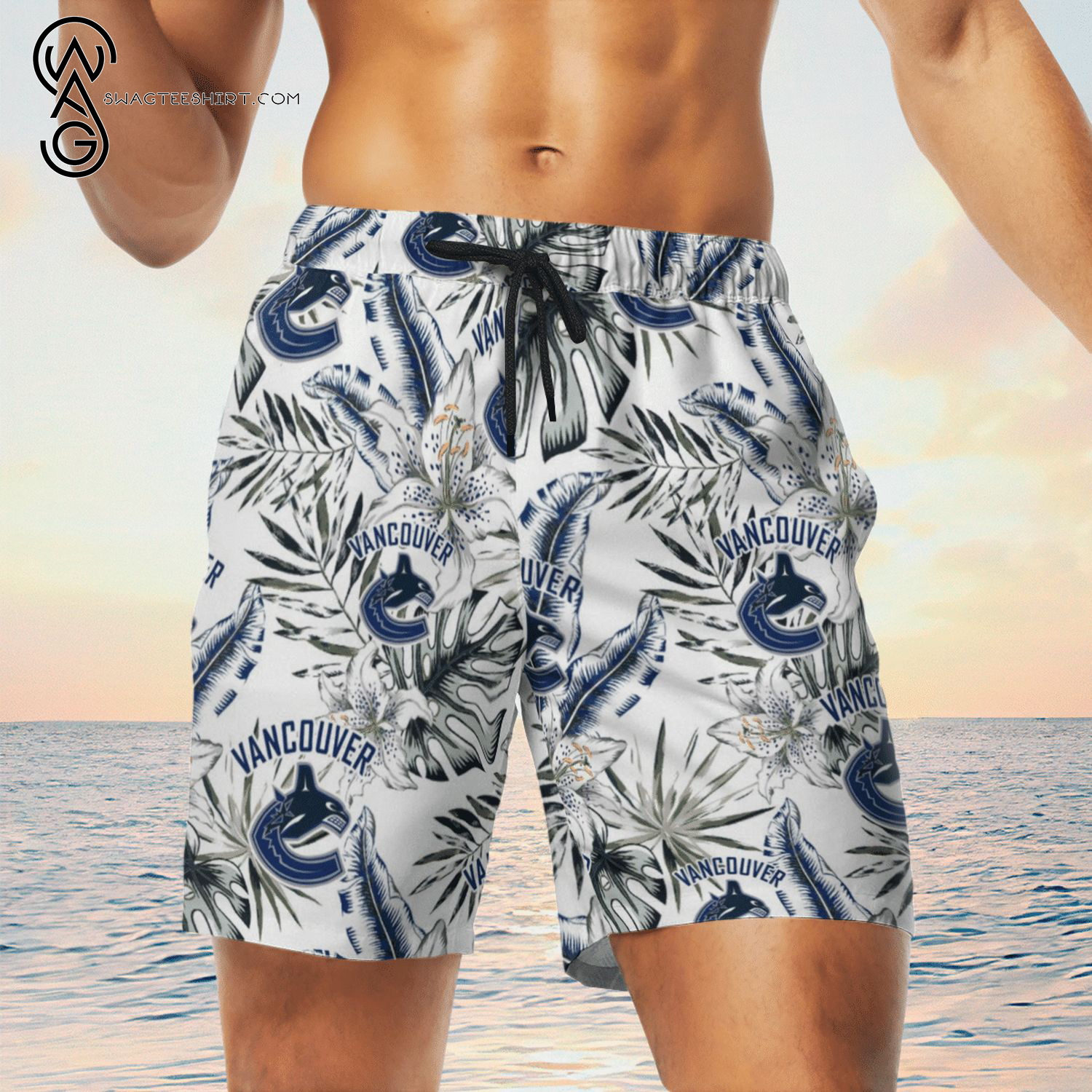 Men's Swim Shorts Swim Trunks With Compression Liner Quick Dry Board Shorts  Bathing Suit Drawstring Swimming Surfing Beach Water Sports Floral Summer  9023209 2022 – | Men Elasticated Waist Swimming Board Shorts