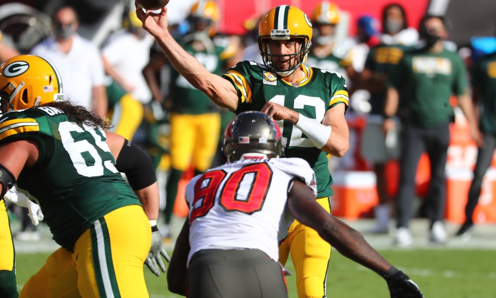 Can the Buccaneers of Tom Brady defeat the Packers of Aaron Rodgers?