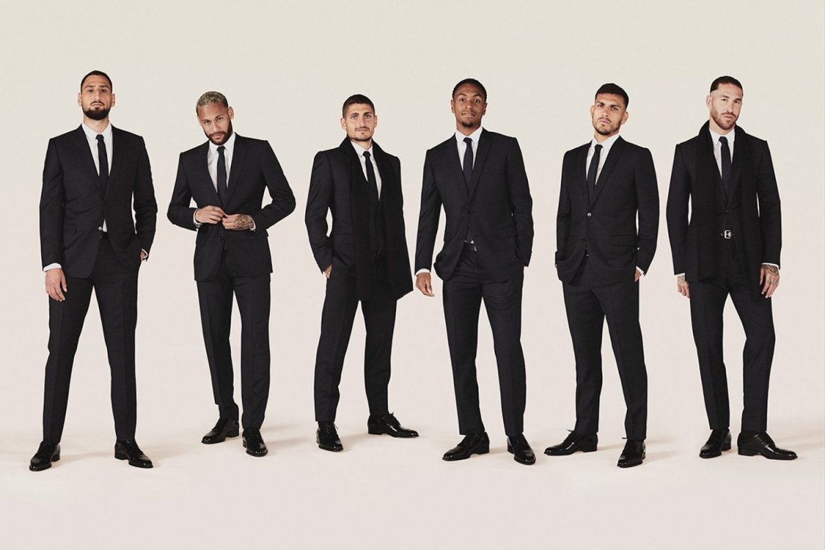 Dior men present the 2023 fashion collection for the Paris saint-Germain team (PSG)