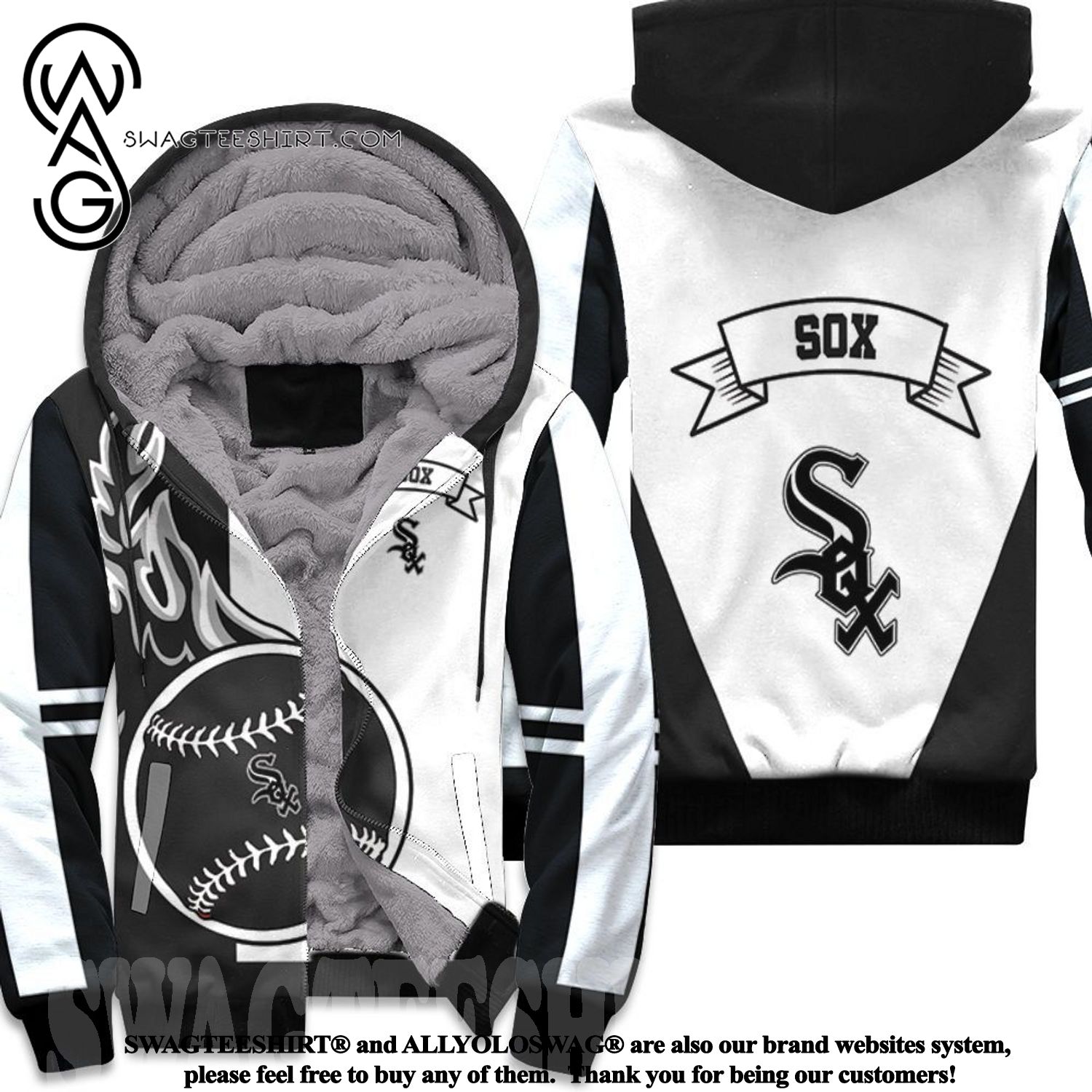 Chicago White Sox New Type Fleece Hoodie