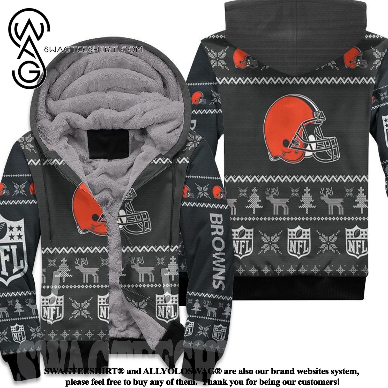 Cleveland Browns NFL New Style Fleece Hoodie