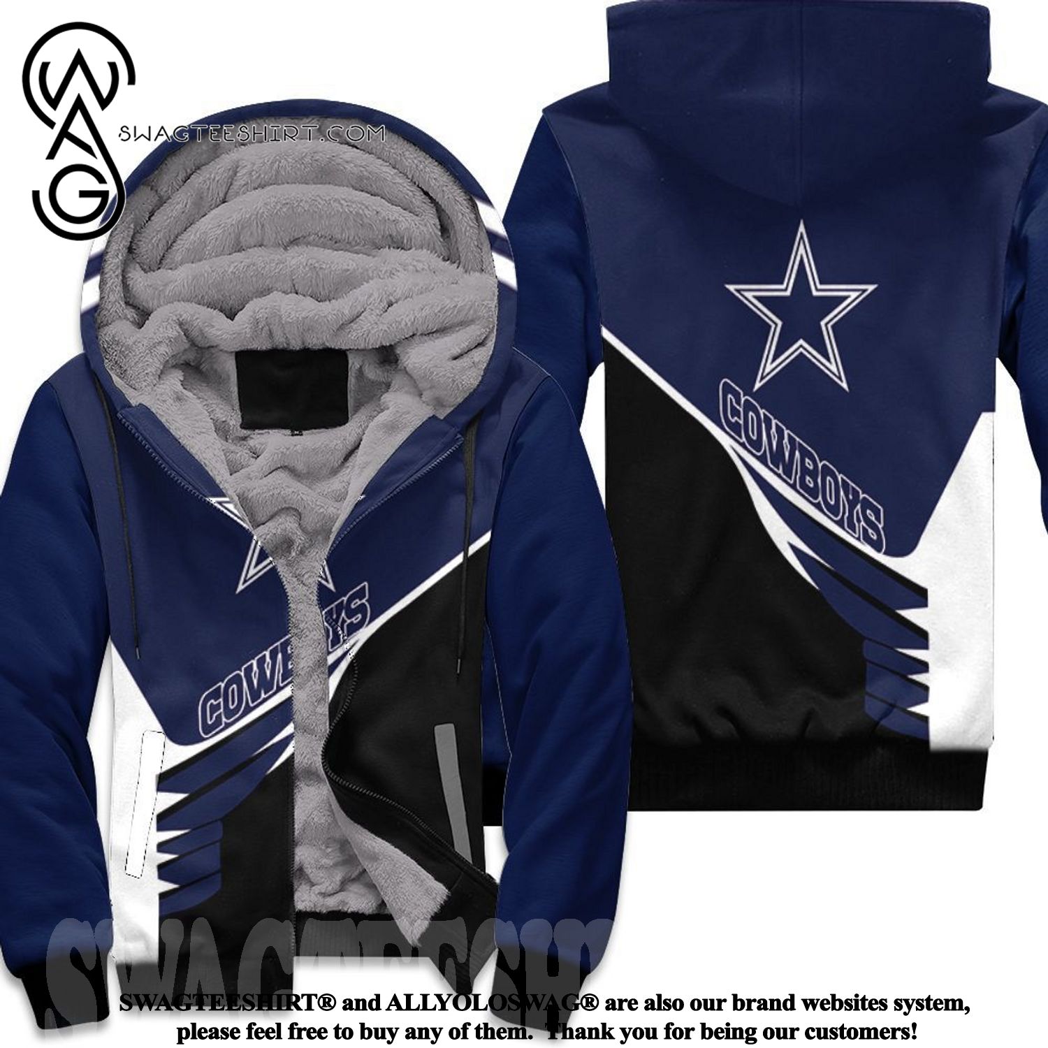 Dallas Cowboys Logo Tanktop Legging New Version Fleece Hoodie
