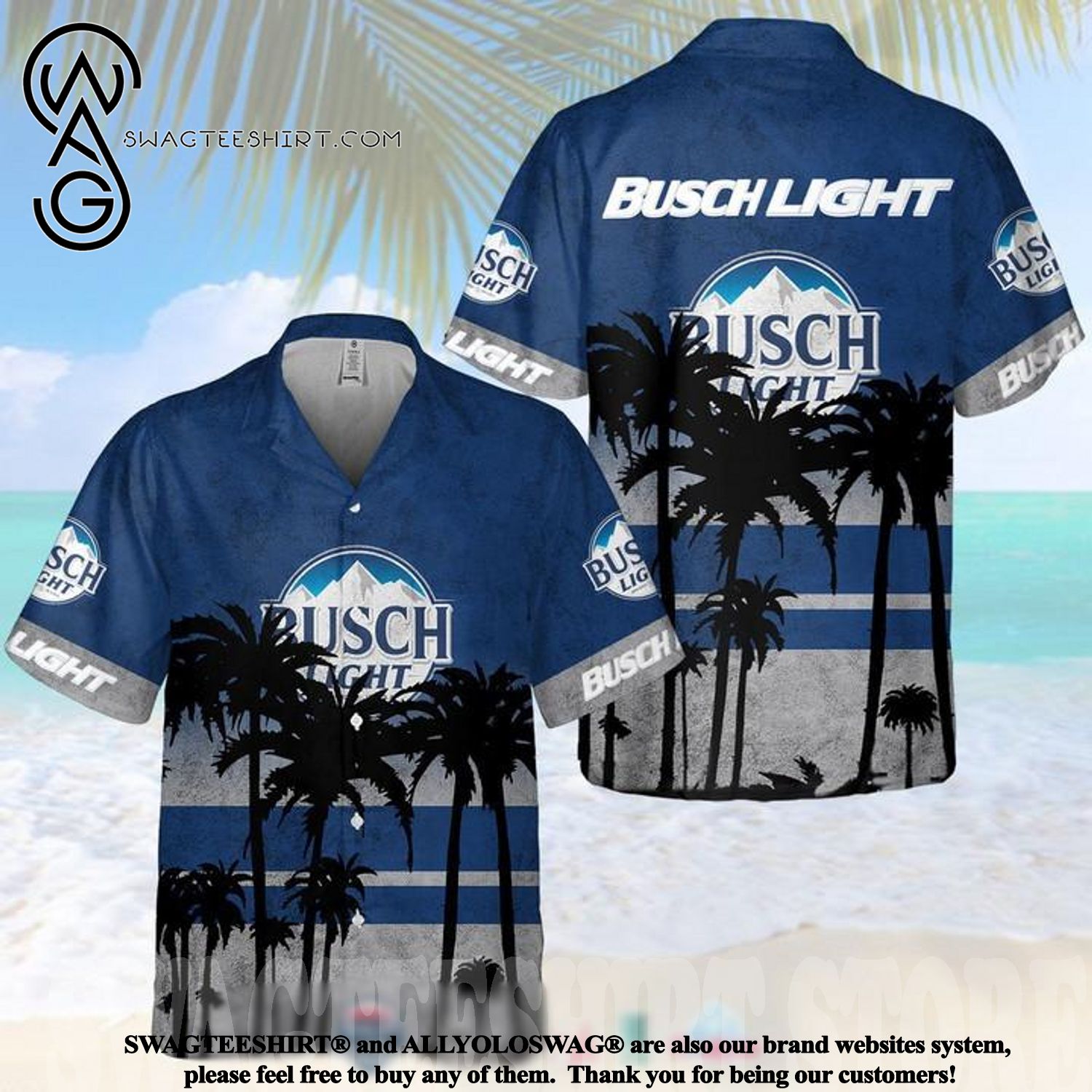 President Medicinaal getrouwd High quality] Busch Light Beer Sunset Full Printed Hawaiian Shirt