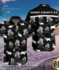 Derby County Tropical Flower For Vacation Hawaiian Shirt