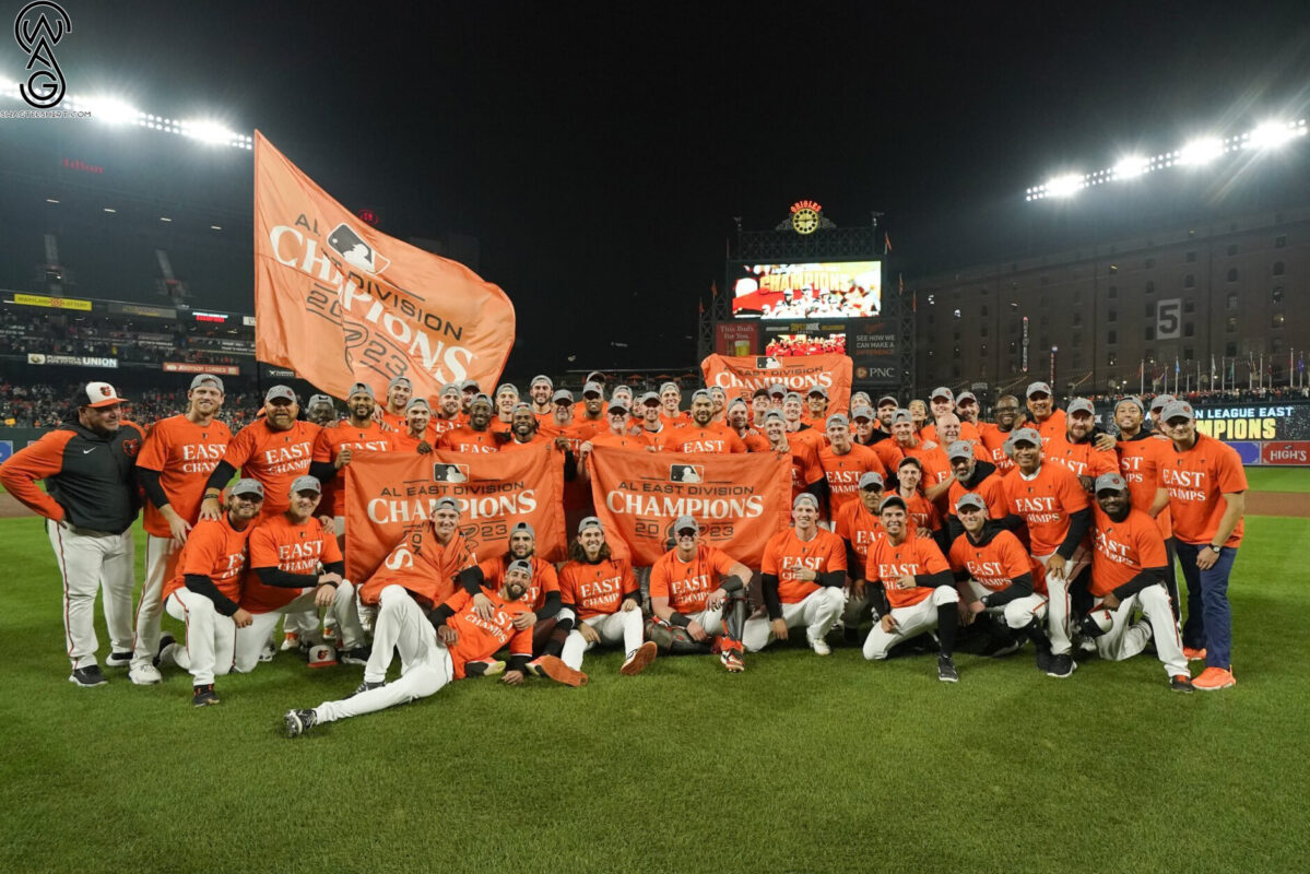 Orioles Dominate and Clinch: Celebrating the 2023 AL East Championship with the Baltimore Orioles 2023 Division Champions Shirt